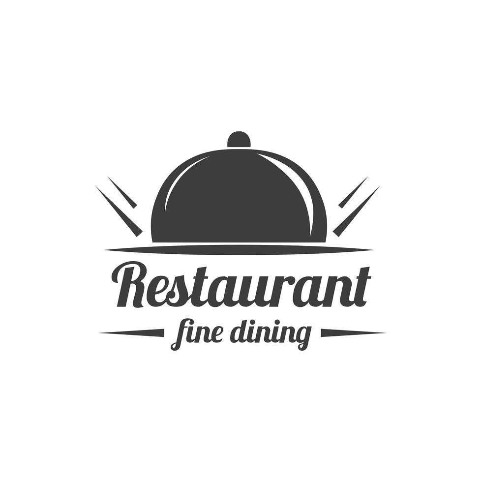 Restaurant Label. Food Service Logo. Stock Free