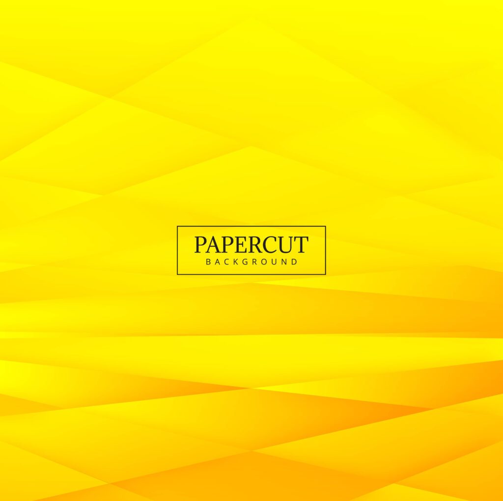 Abstract stripes papercut background vector Free Vector