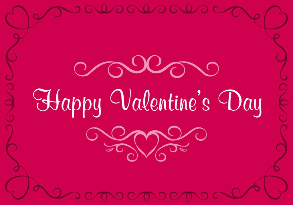 valentine theme background Free Vector