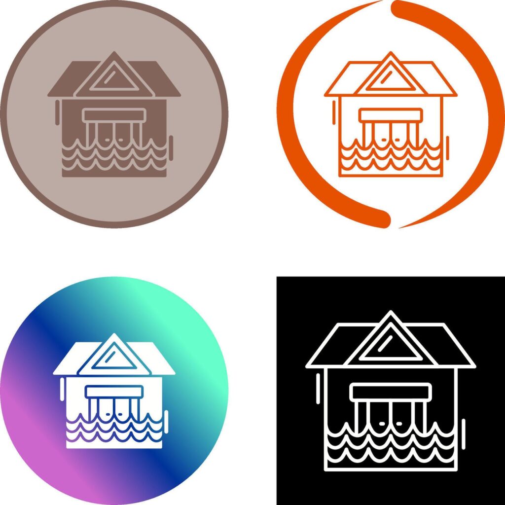 Natural Disaster Icon Design Stock Free