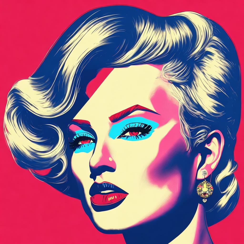 Pop art illustration in by @ai_generated