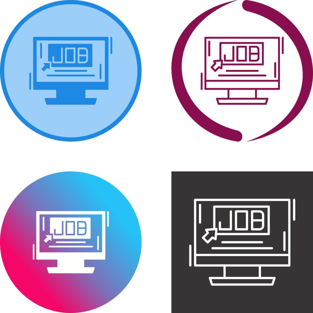 Job Icon Design Stock Free