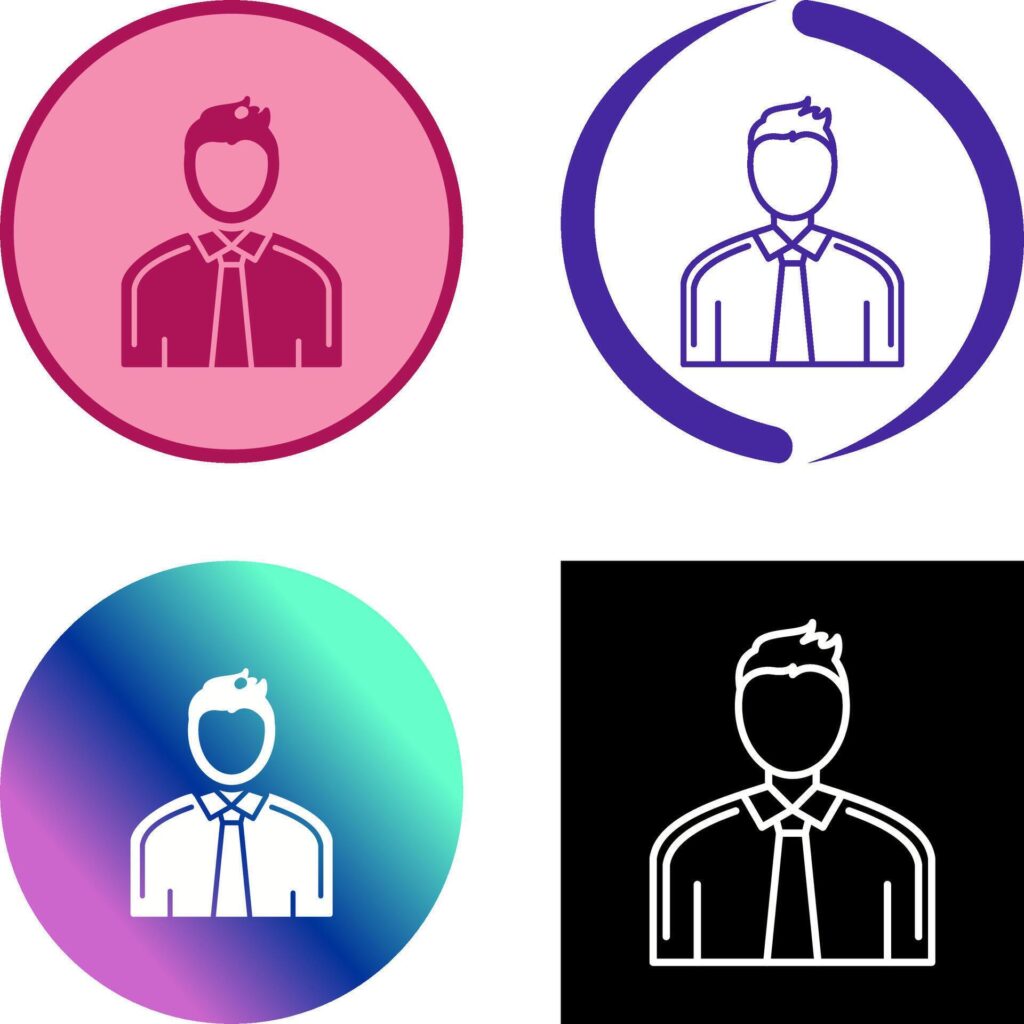 Employee Icon Design Stock Free