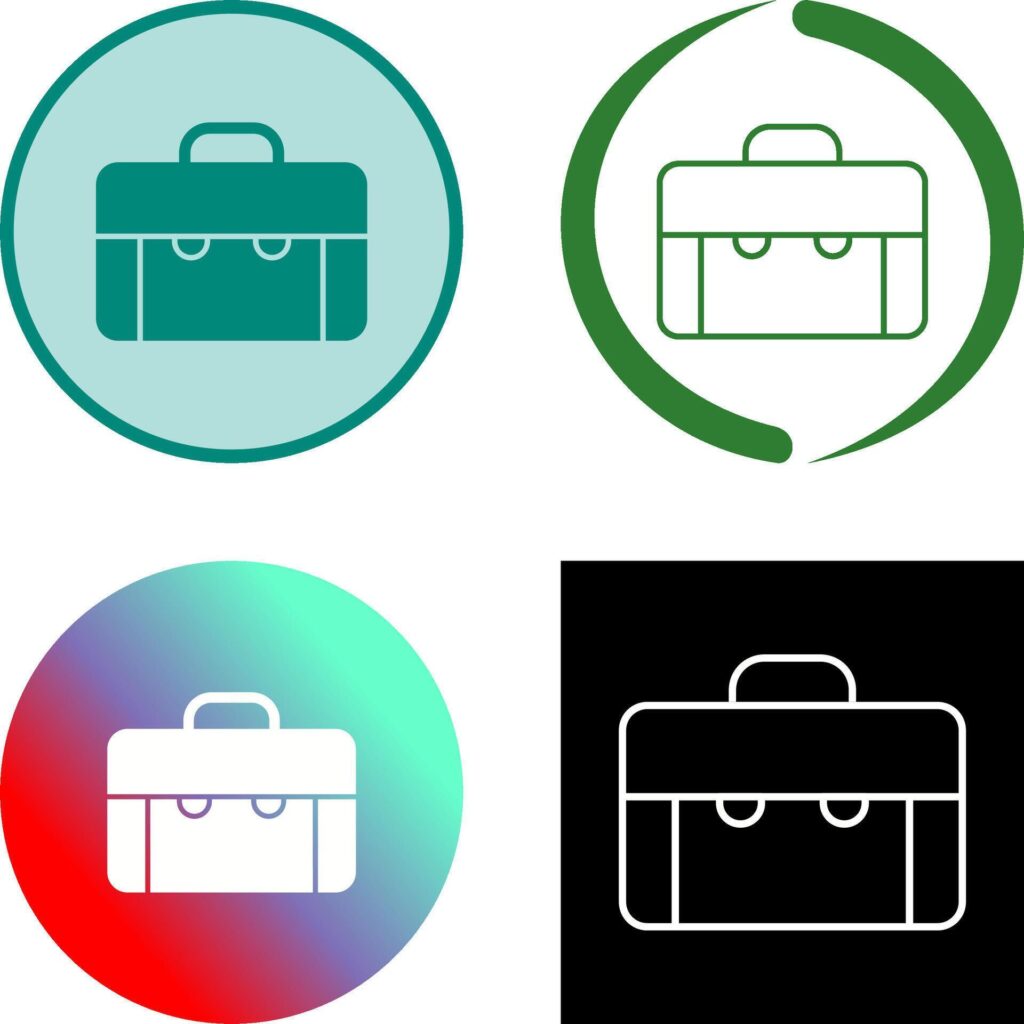 Suitcase Icon Design Stock Free