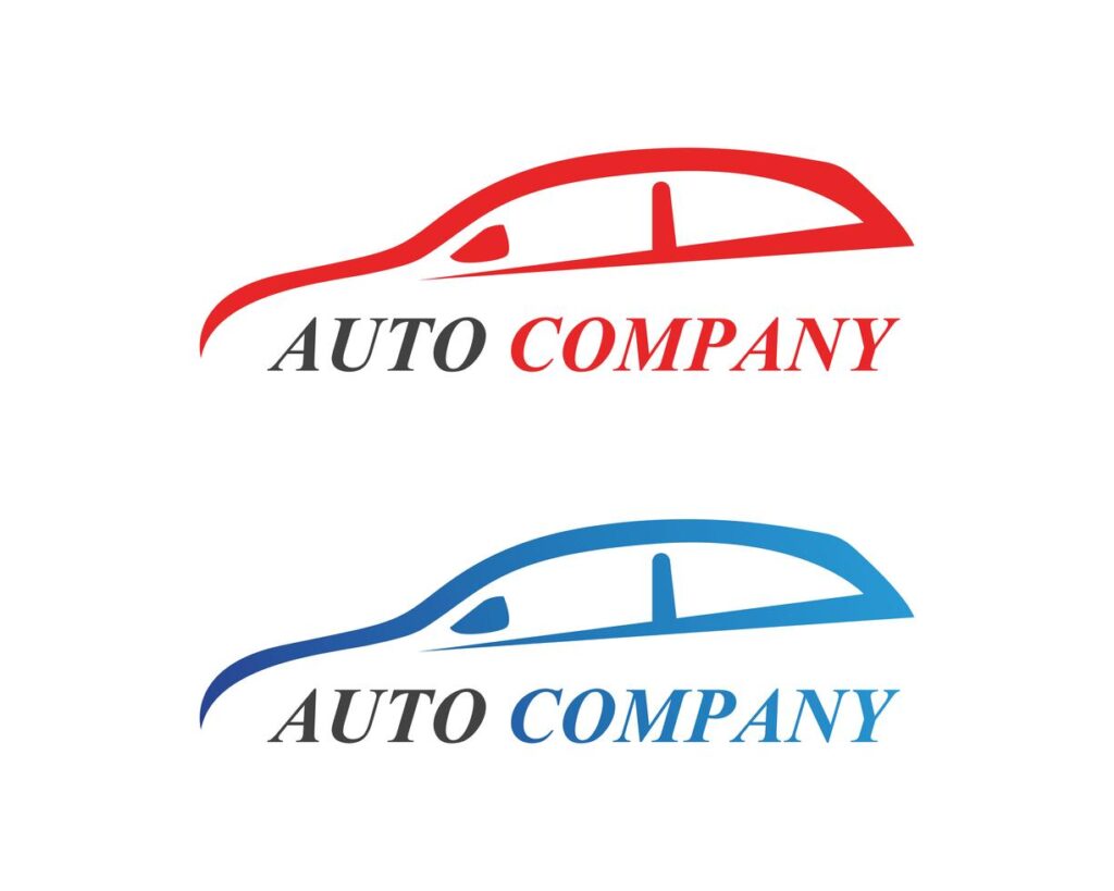 Auto car Logo Template vector icon Stock Free