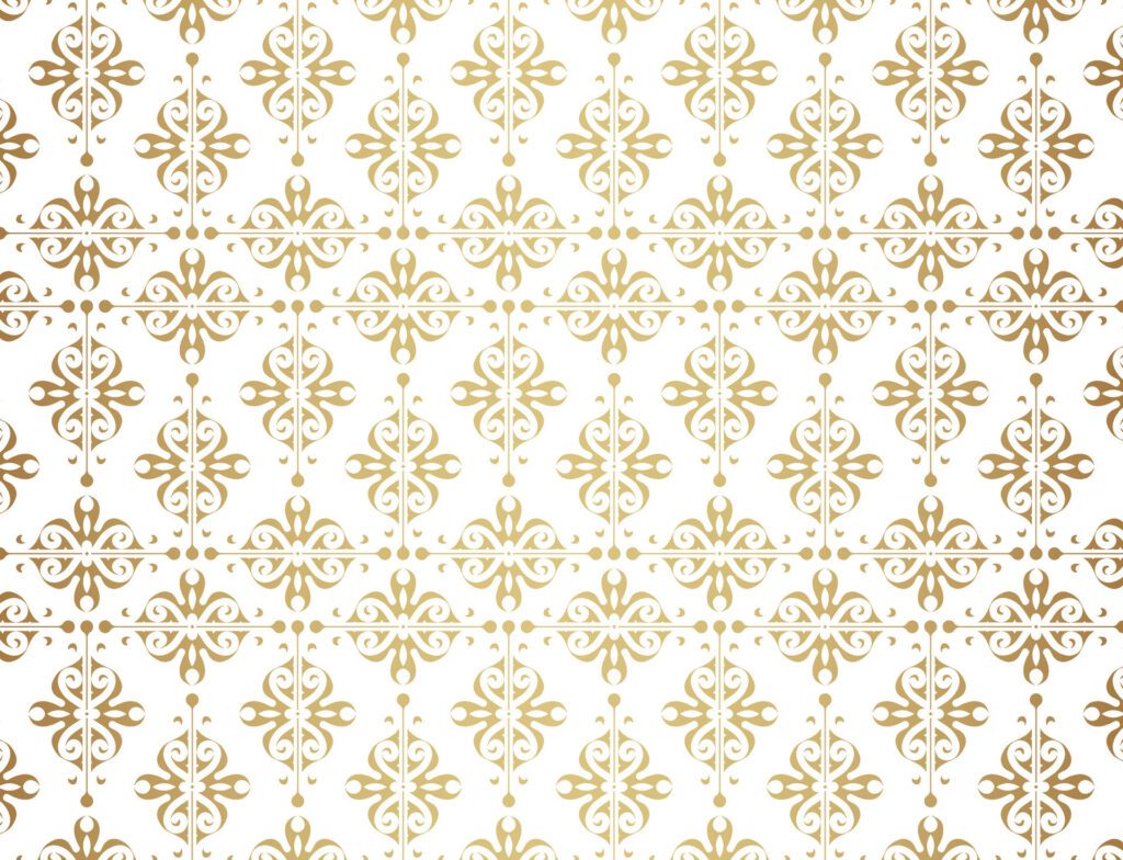 Luxury ornament pattern design background Free Vector