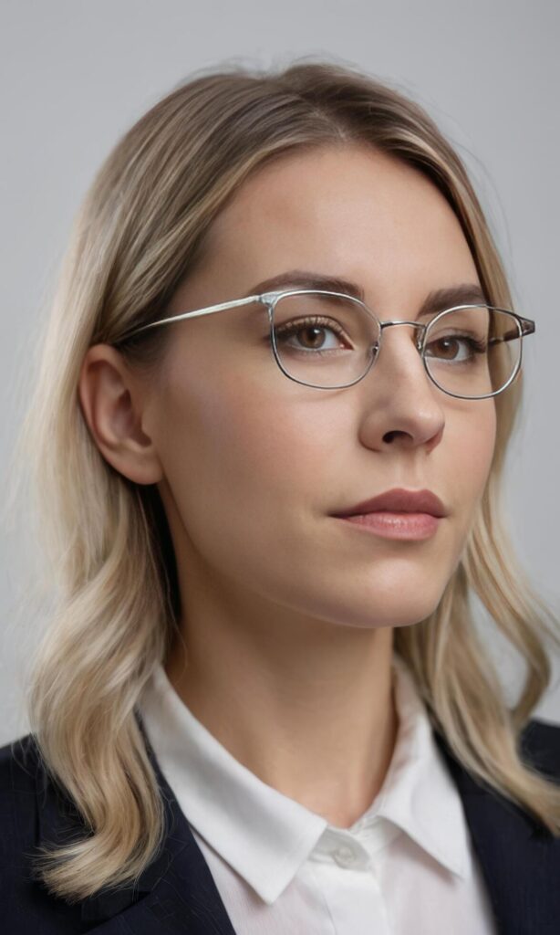 Professional Business Woman wearing blazzer and spectacles Stock Free