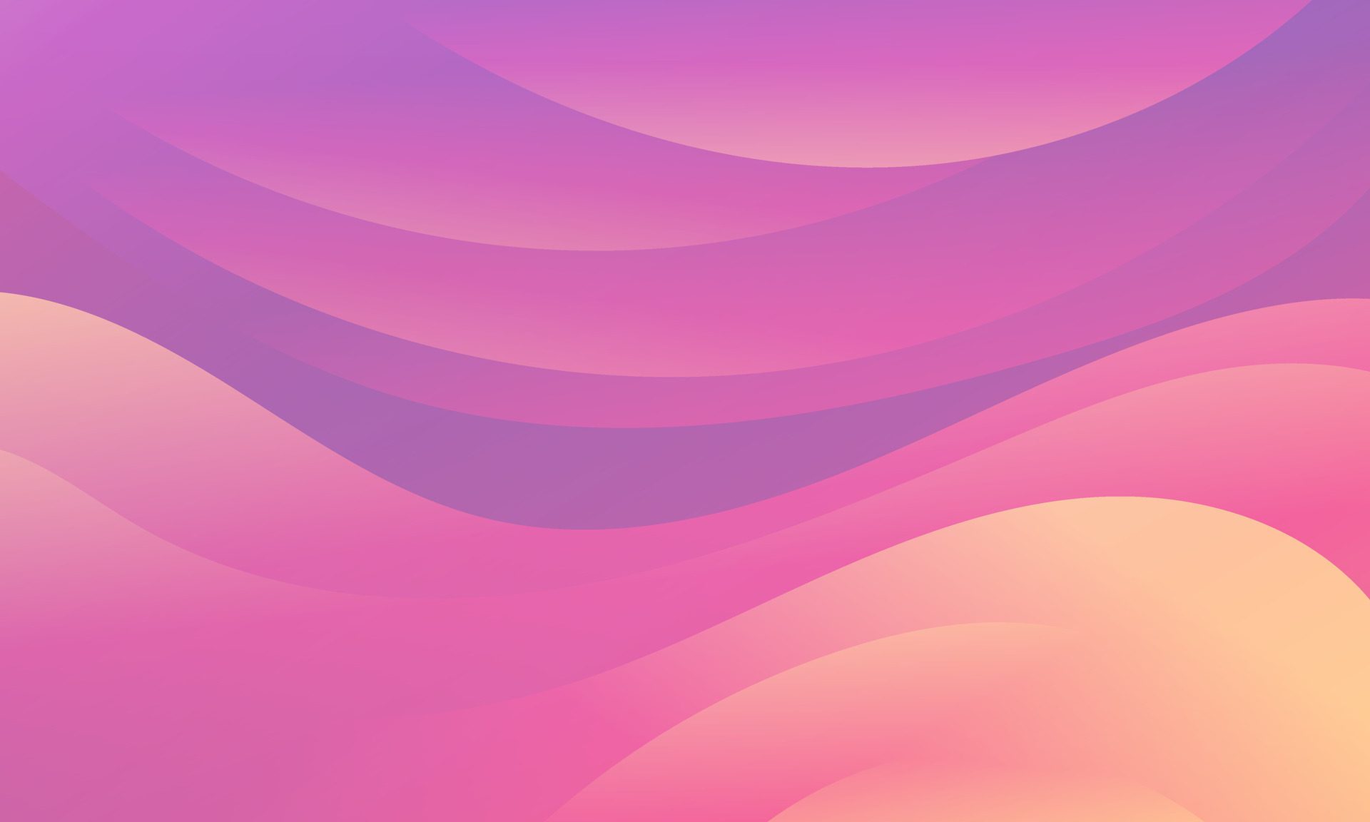 Captivate with the vibrant pink and yellow gradient wave background. Perfect for website backgrounds, social media, advertising, and presentations. Free Vector