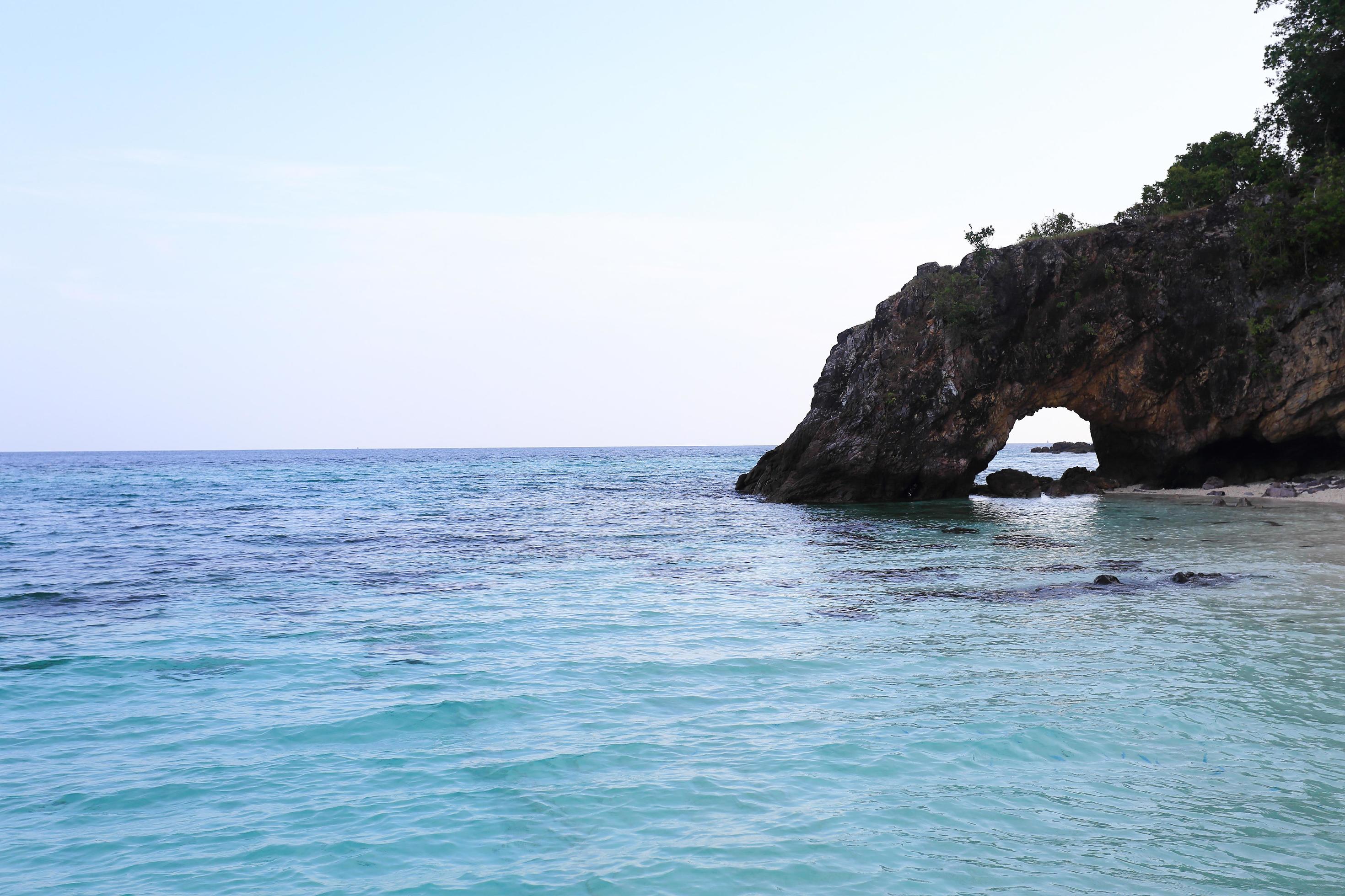 Nature stone arch at Ko Khai island Stock Free