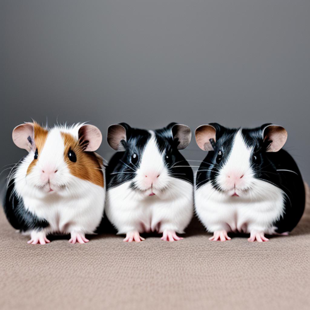 Three Guinea pig one by @ai_generated