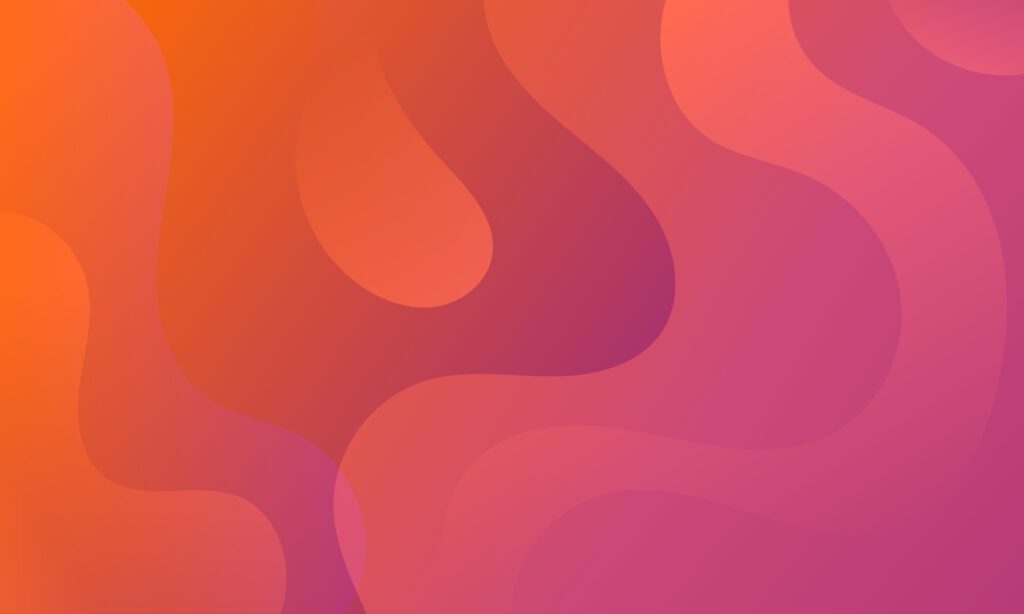 Abstract Orange Fluid Wave Background Free Vector