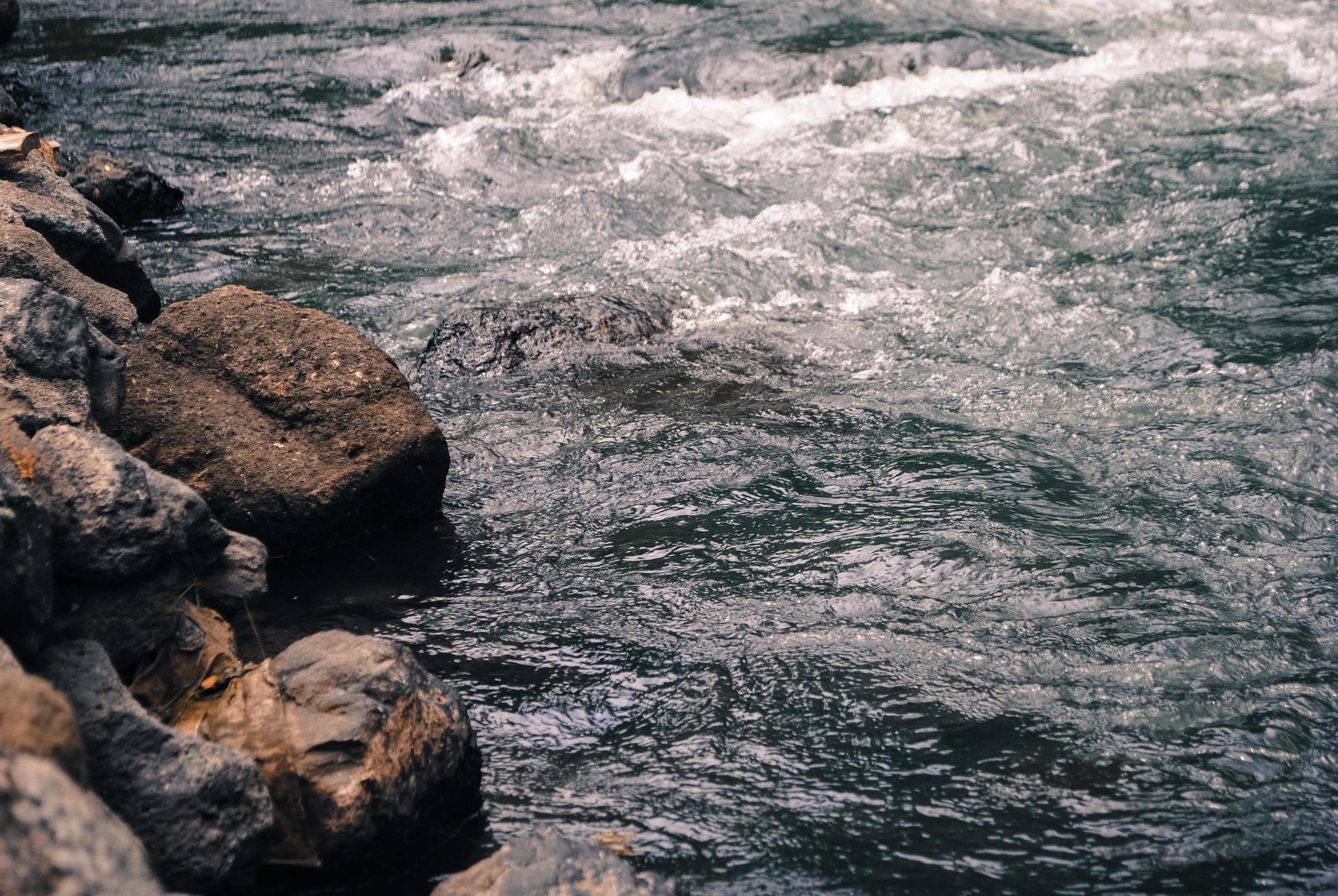 River and Rocks Nature Photography Stock Free