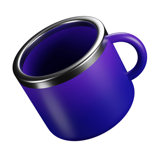 Cup, mug, drink 3D illustration