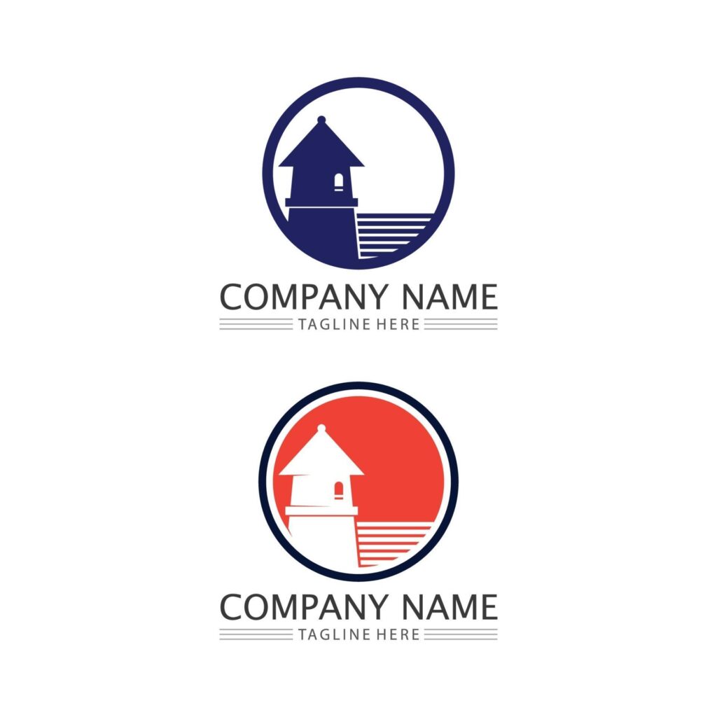 Real estate and home buildings vector logo icons template Stock Free