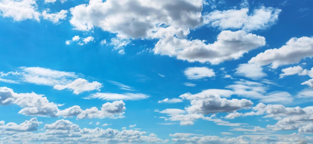 blue sky white cloud nature landscape backgropund Stock Free