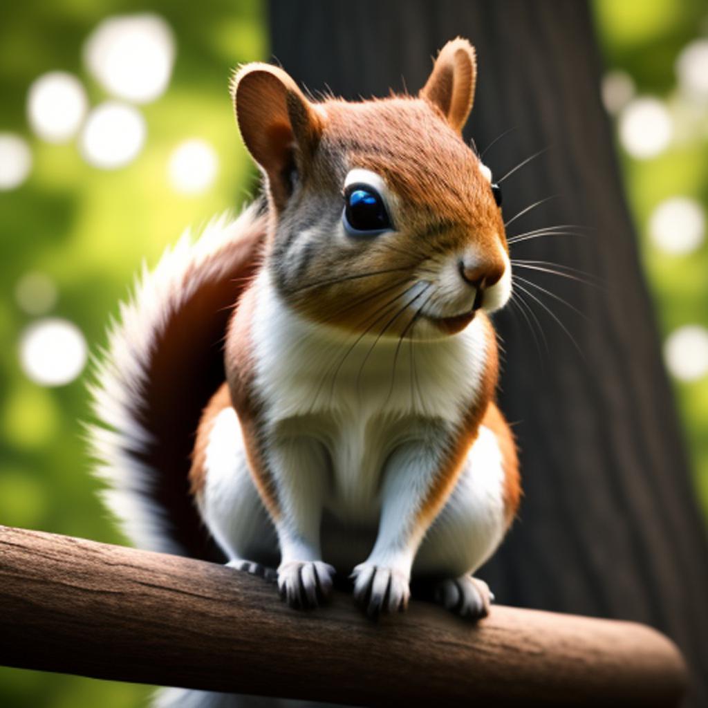 A curious squirrel named by @ai_generated