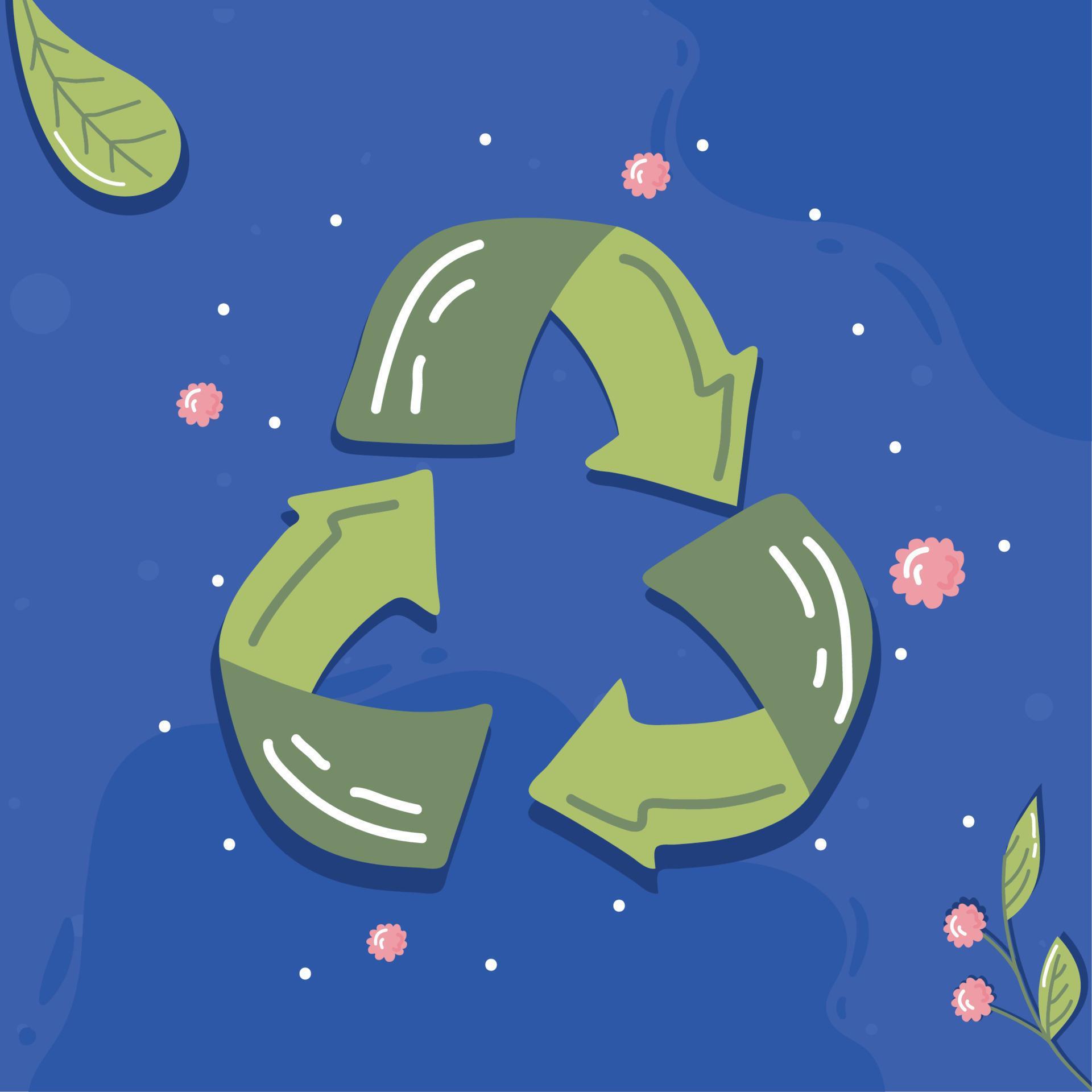 ecology recycle arrows Stock Free