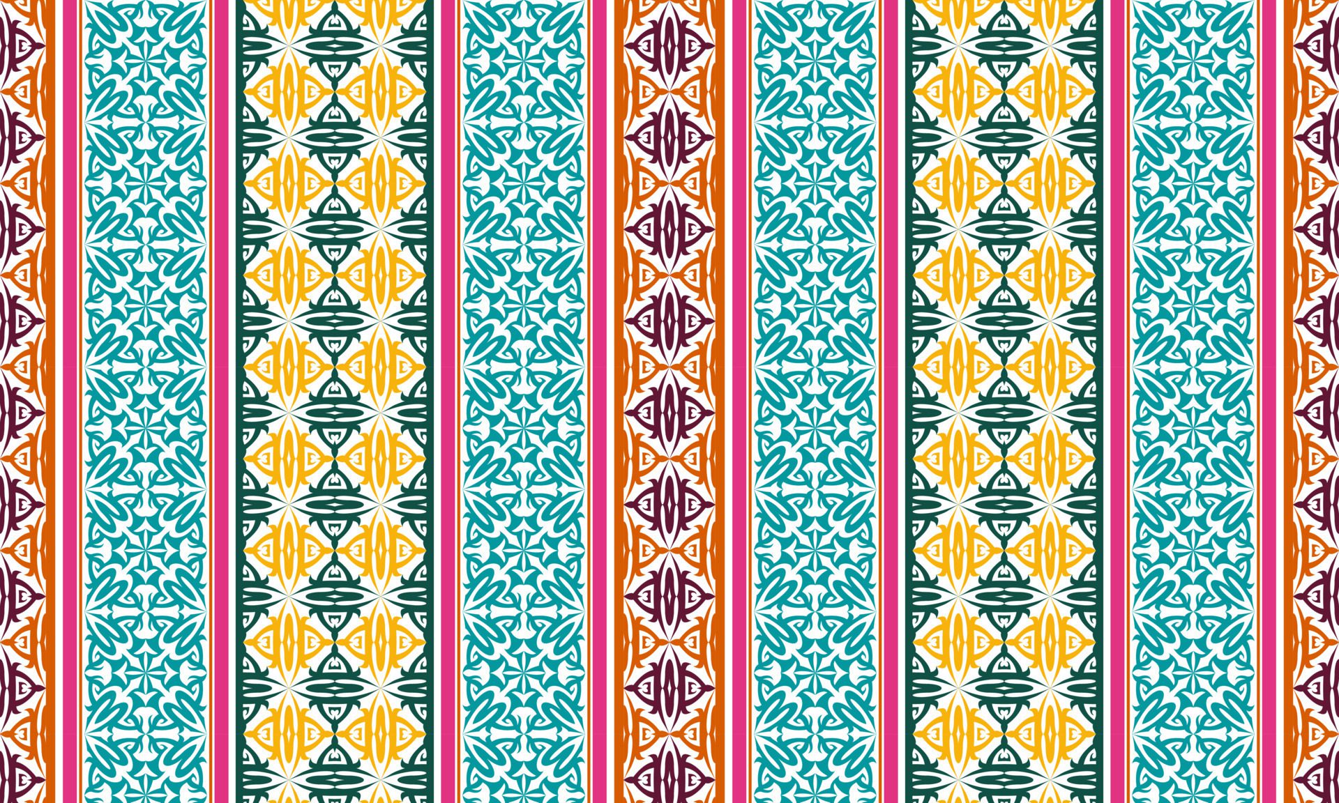 elegant ethnic pattern background Free Vector