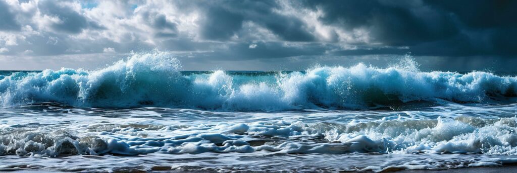 Background of sea waves. Free Photo