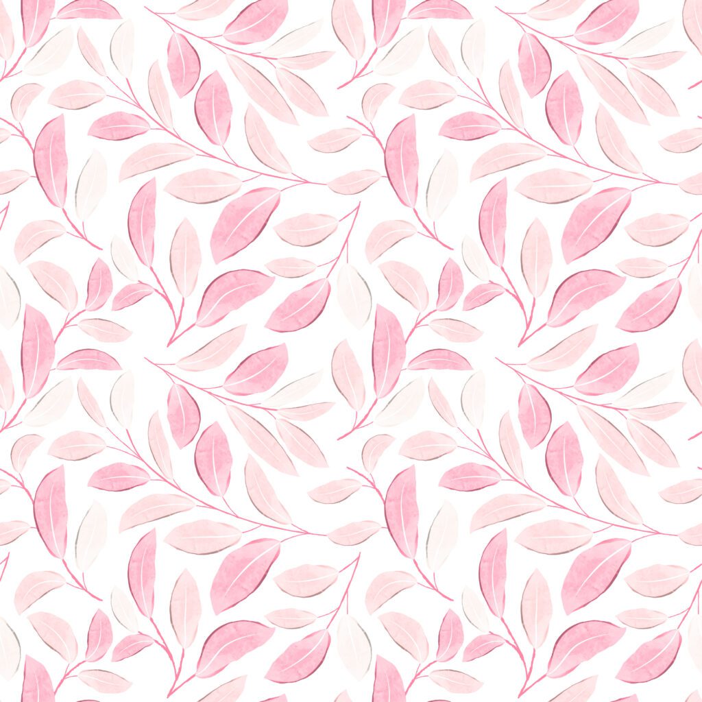 Floral seamless pattern with watercolor style Free Vector