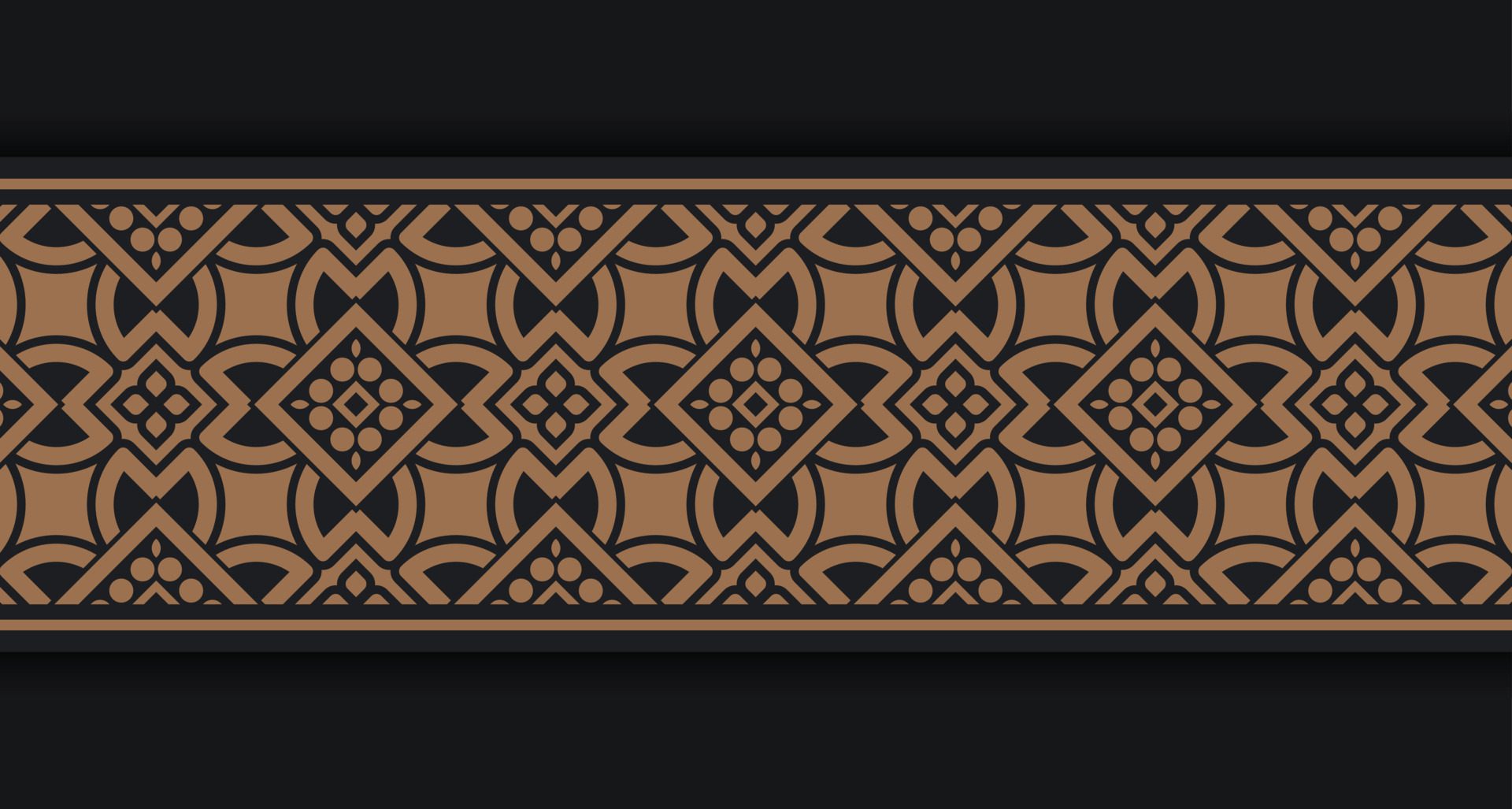 ornamental pattern border Design Template Free Vector