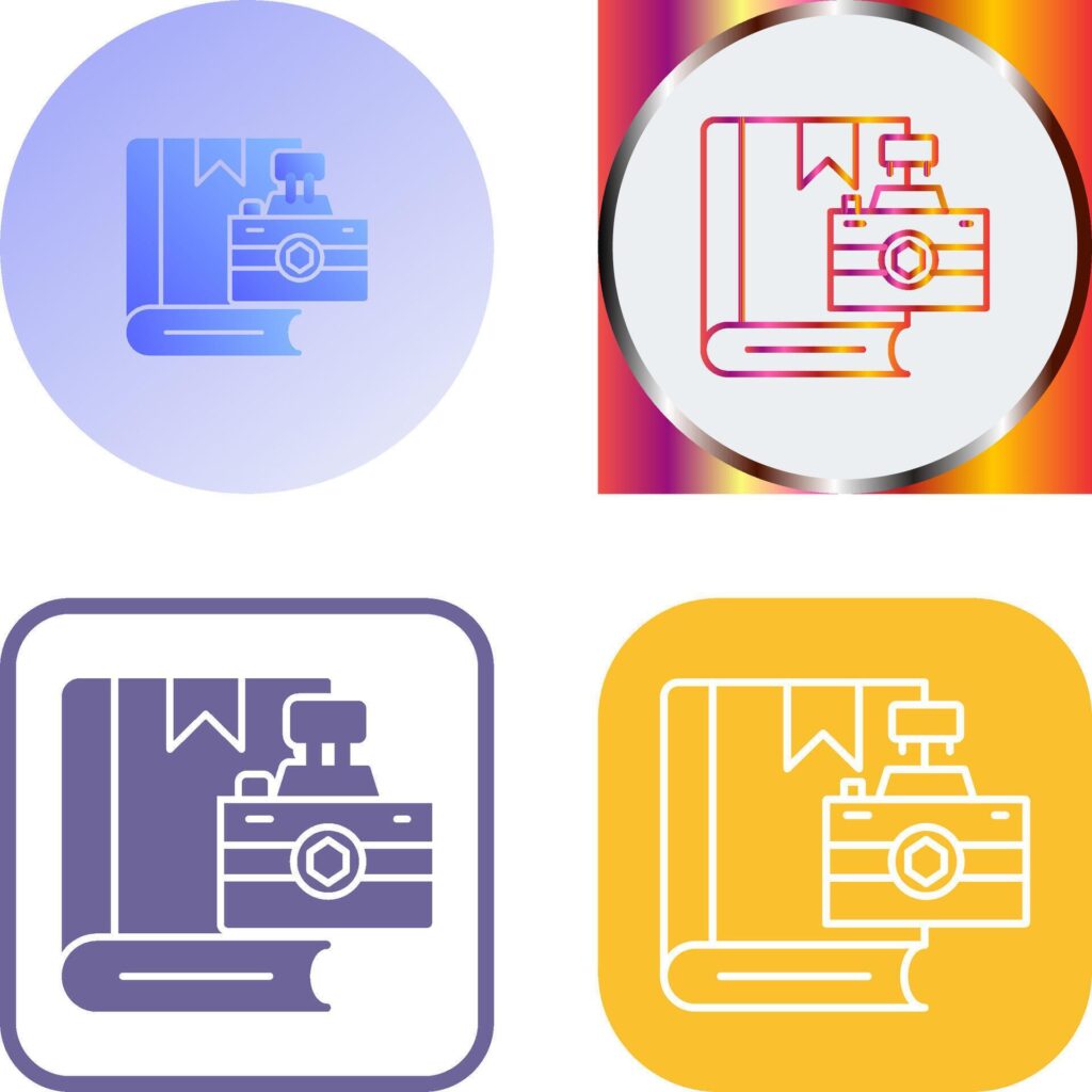 Camera Shots Icon Design Stock Free