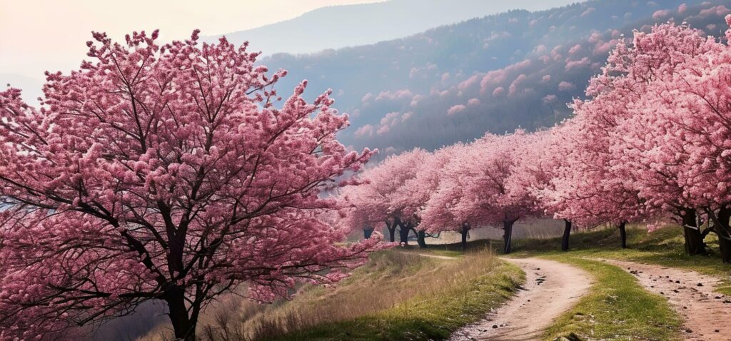 Cherry blossom in the spring time. Free Photo