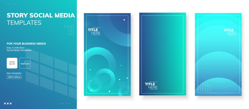 modern background.template story,abstract frames, full of colors, gradations, business, etc, eps 10 Free Vector