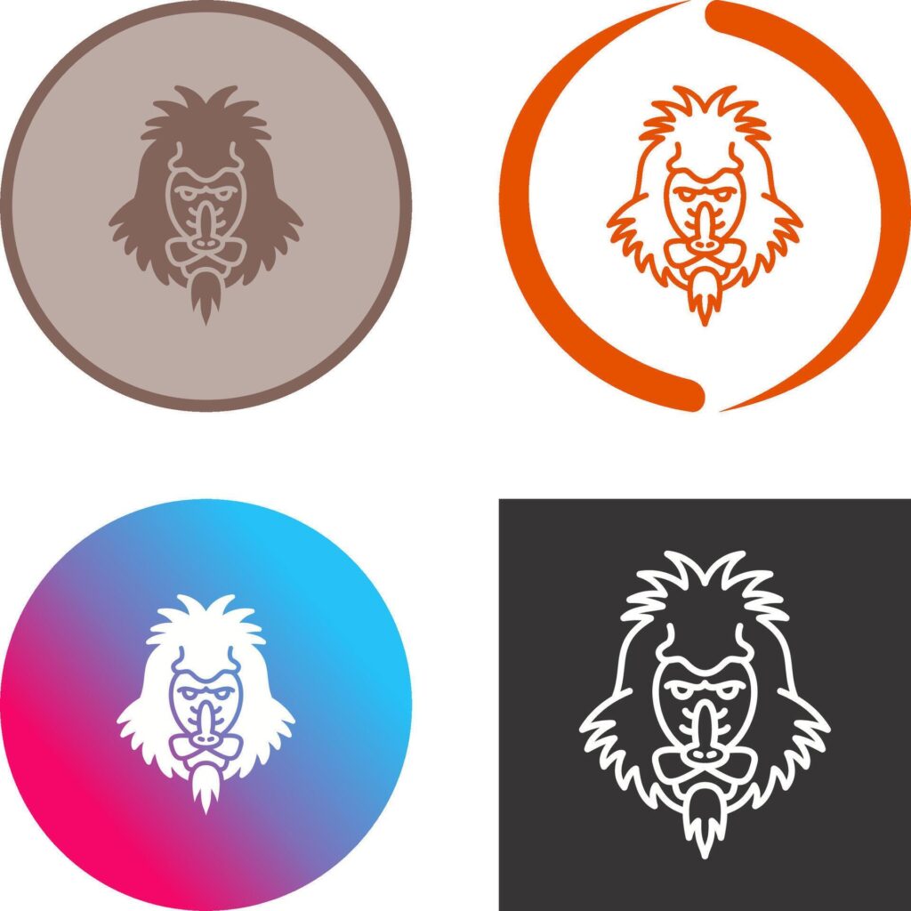 Mandrill Icon Design Stock Free