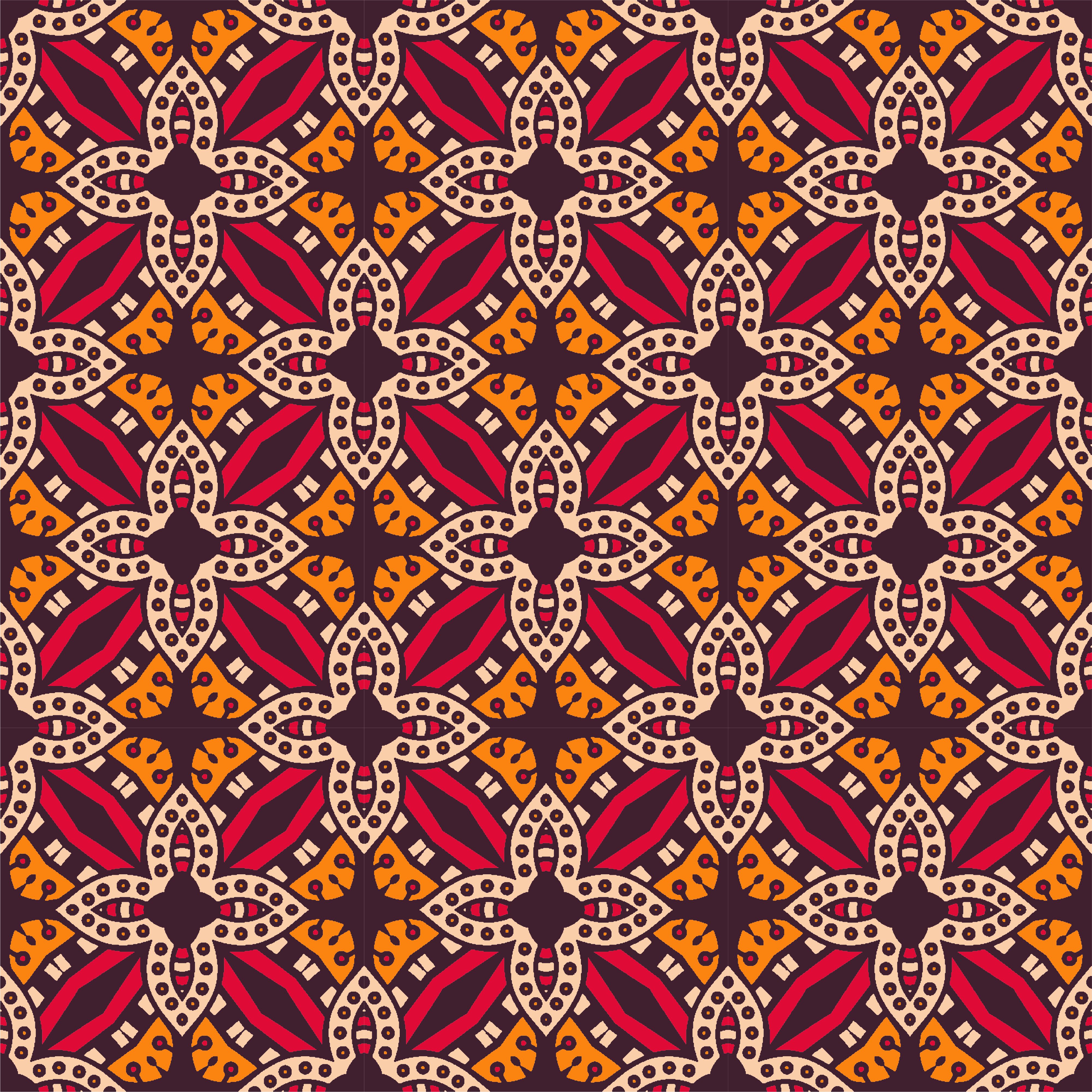 Seamless background ornament. Pattern decorative design Free Vector