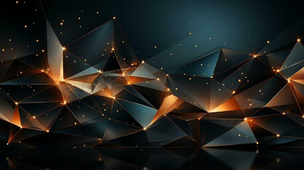 Abstract golden line pattern background Stock Free