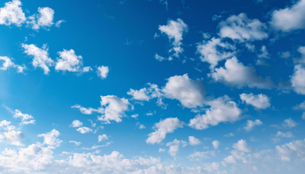 blue sky white cloud nature landscape backgropund Stock Free