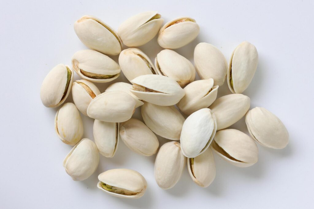 Pistachio nut isolated on white background Stock Free