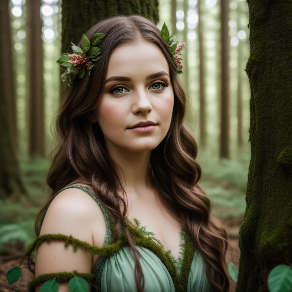 Forest fairy Portrait photography,Realistic by @ai_generated