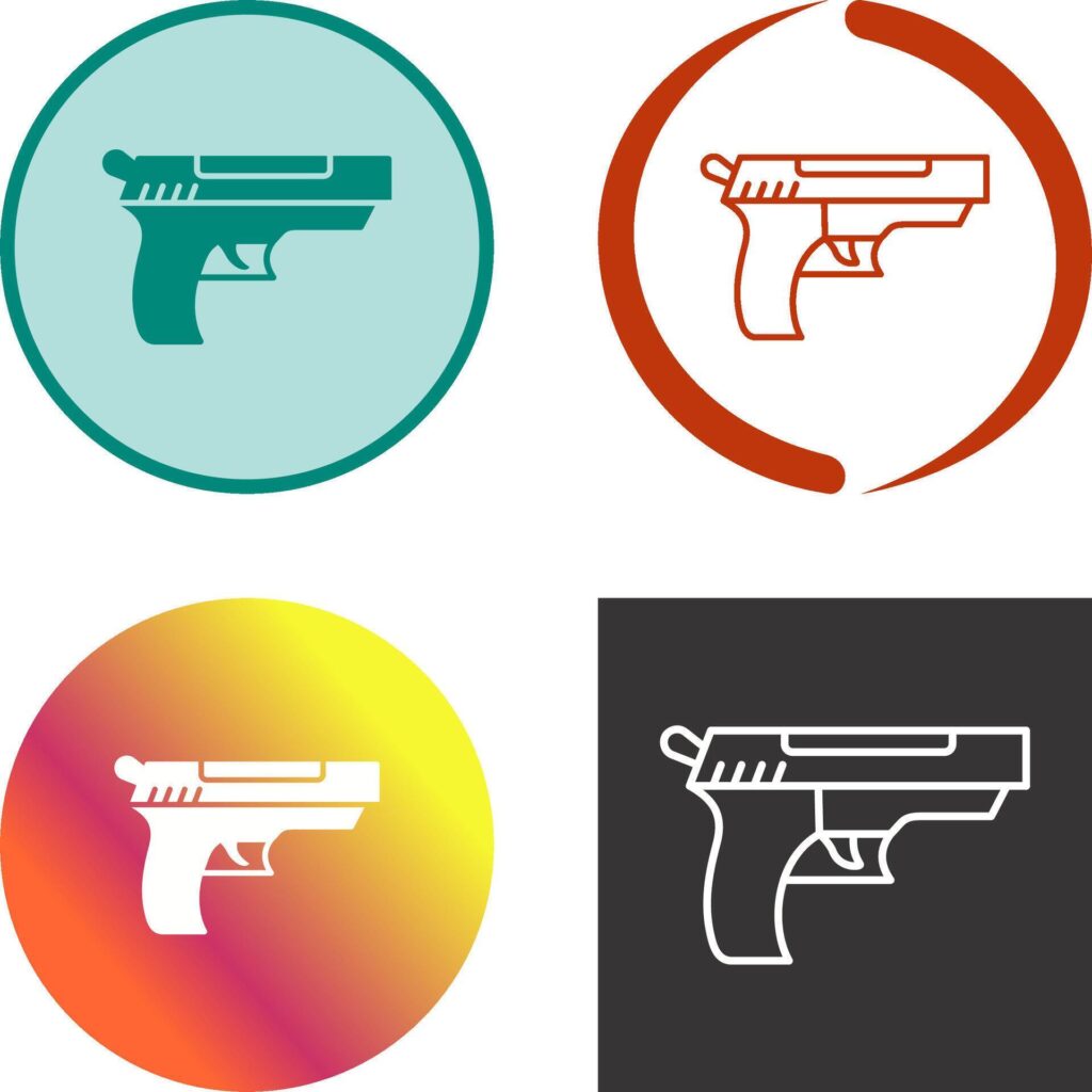 Gun Icon Design Stock Free