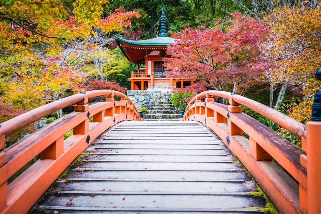 Daigoji temple in Kyoto, Japan Stock Free