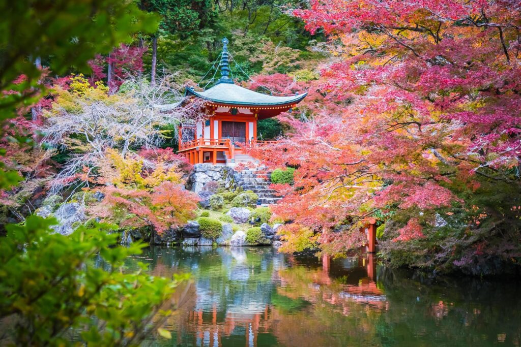 Daigoji temple in Kyoto, Japan Stock Free