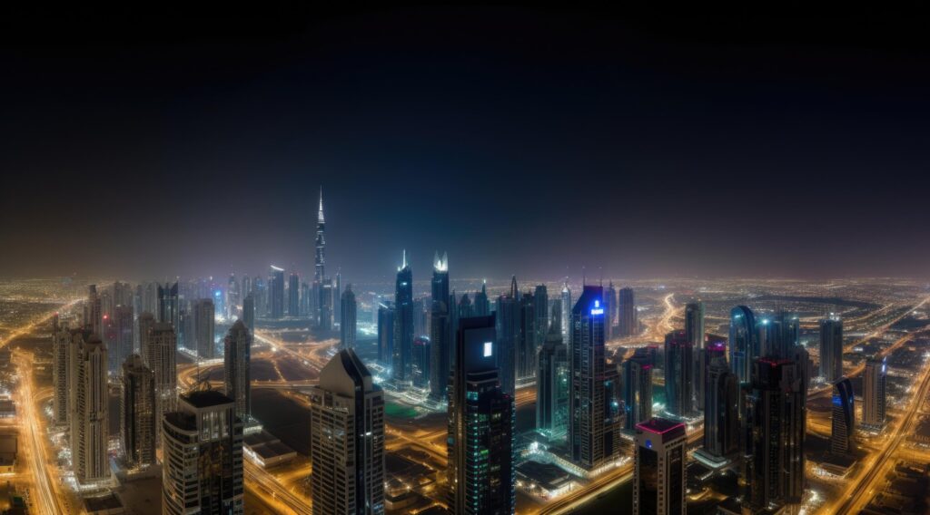 Dubai background. Illustration Stock Free