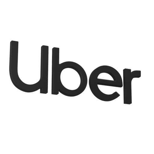 App, transportation, uber 3D illustration