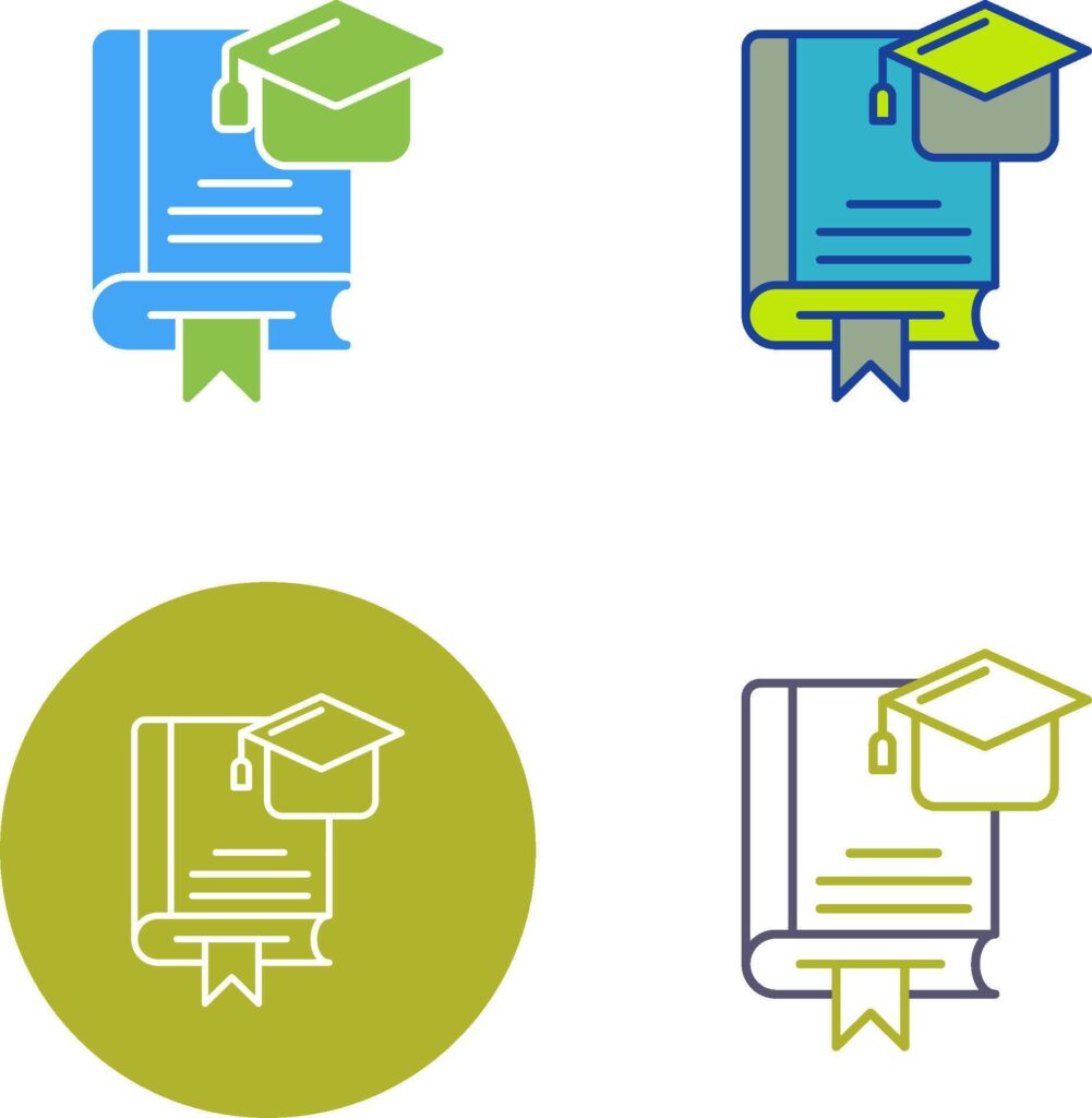 Graduation Icon Design Stock Free