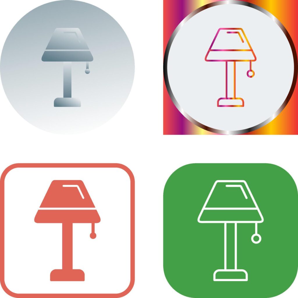 Lamp Icon Design Stock Free