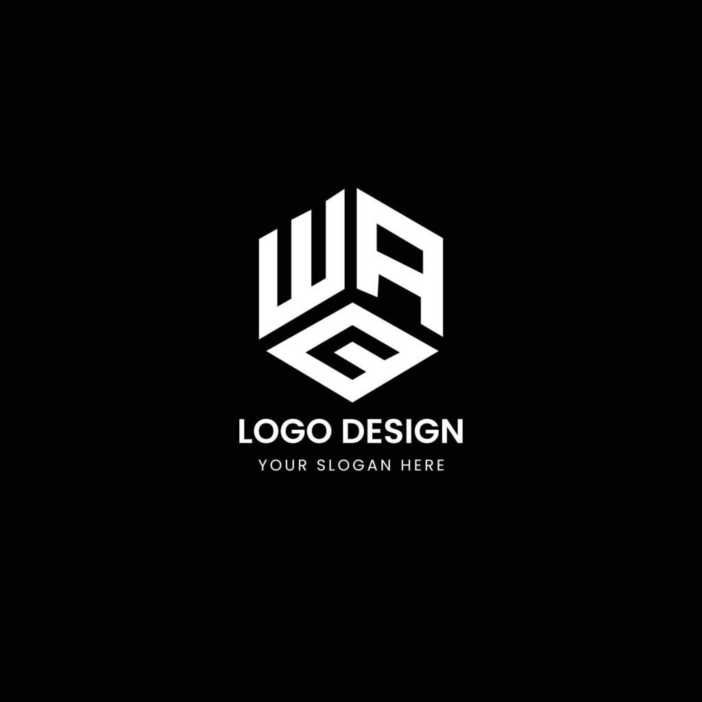 creative wac letter logo design Stock Free