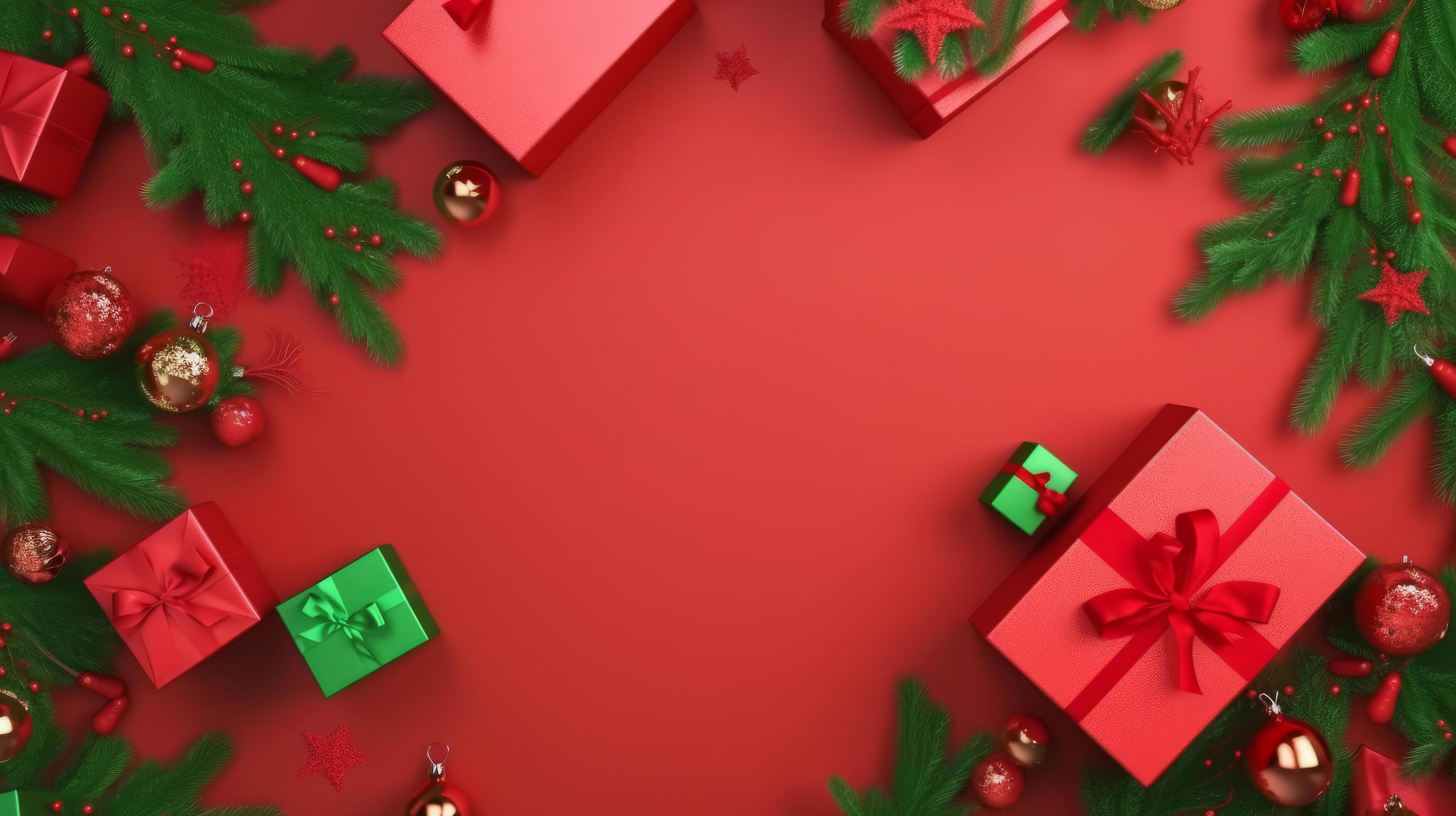 Red Christmas Holiday Background. Illustration Stock Free