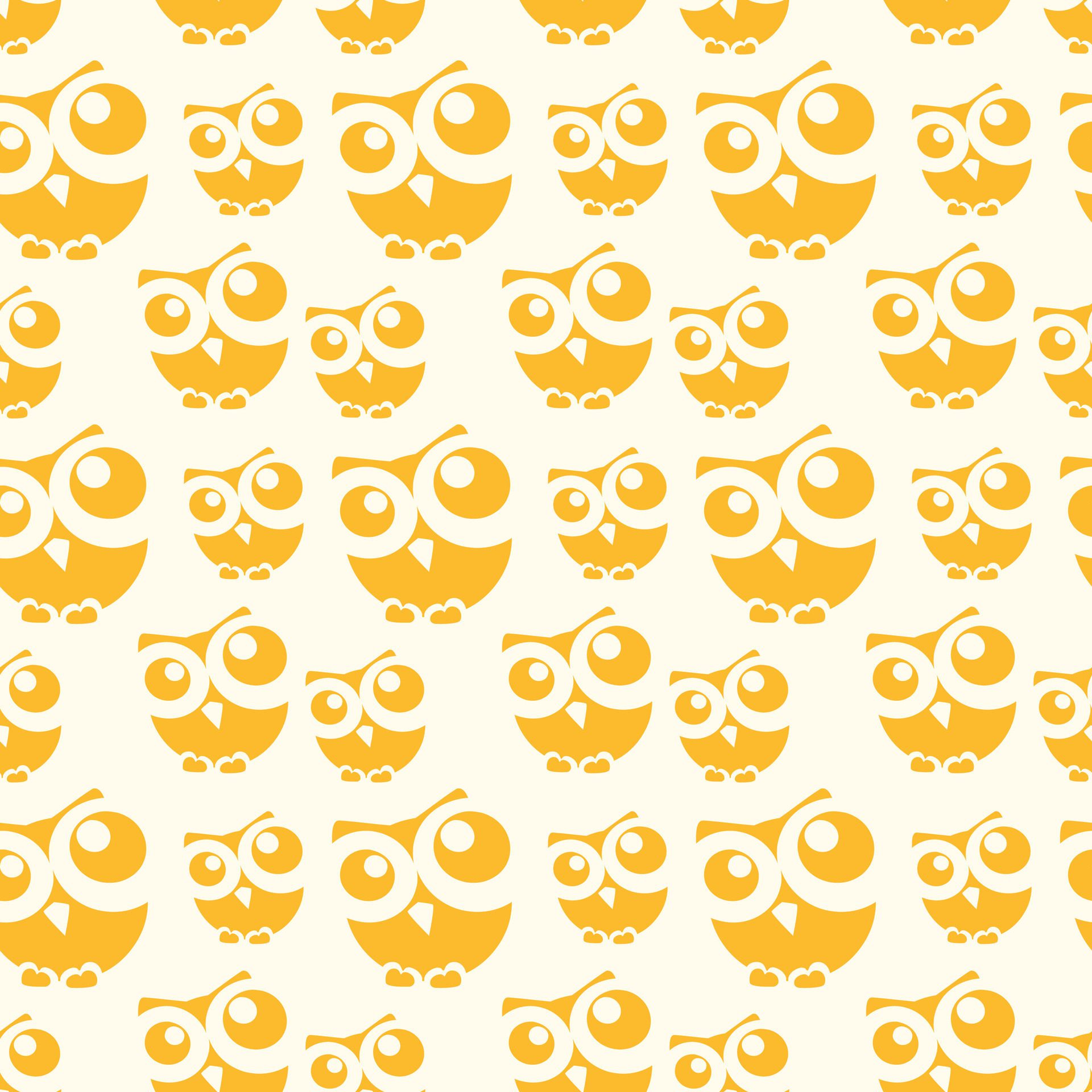 Owl Look Seamless Pattern Design Free Vector