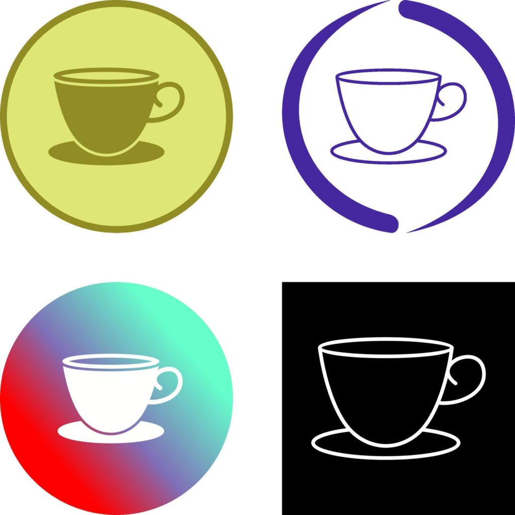 Tea Cup Icon Design Stock Free