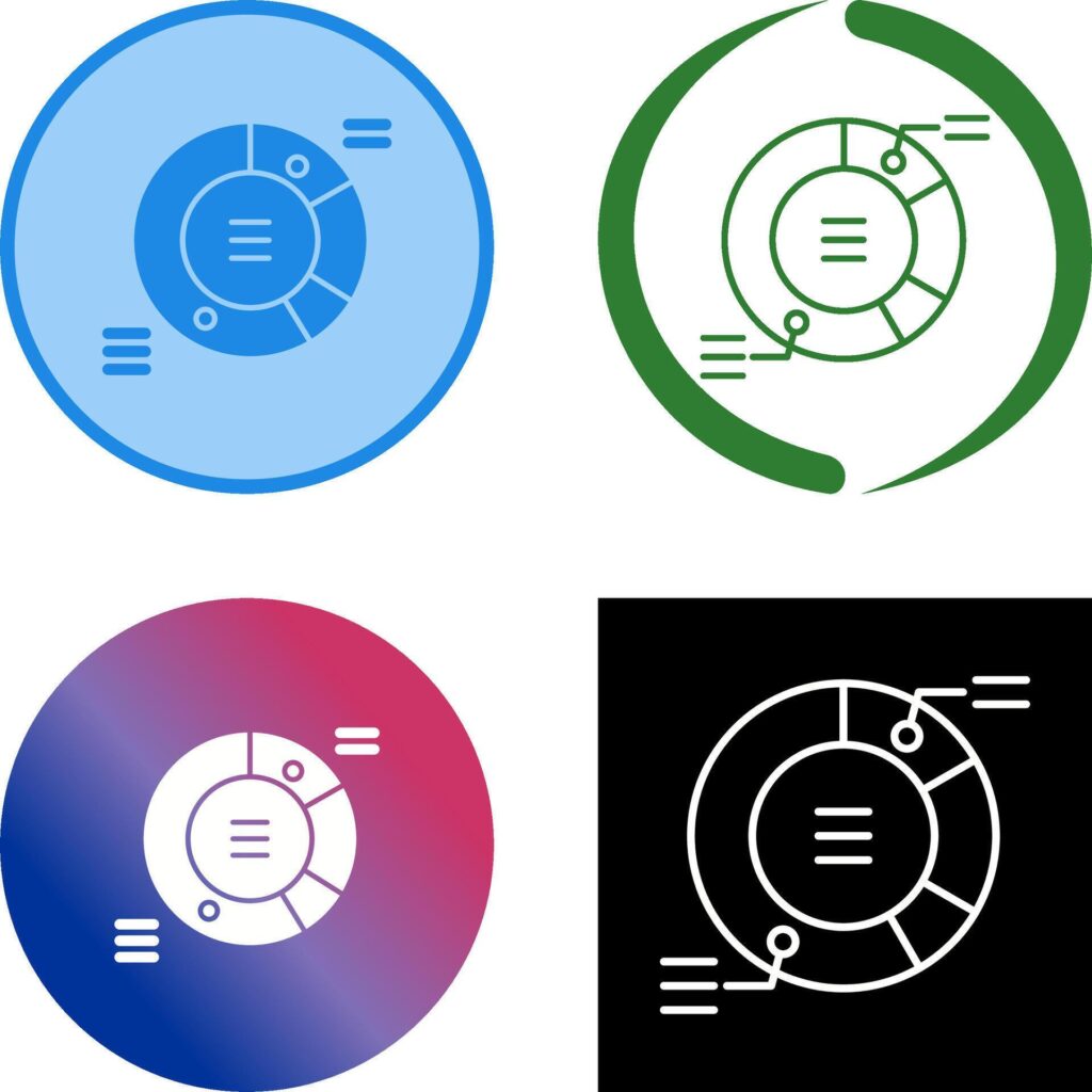 Pie Chart Icon Design Stock Free