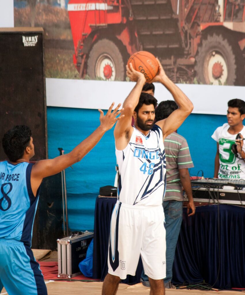 Basketball Game In India Sport Stock Free