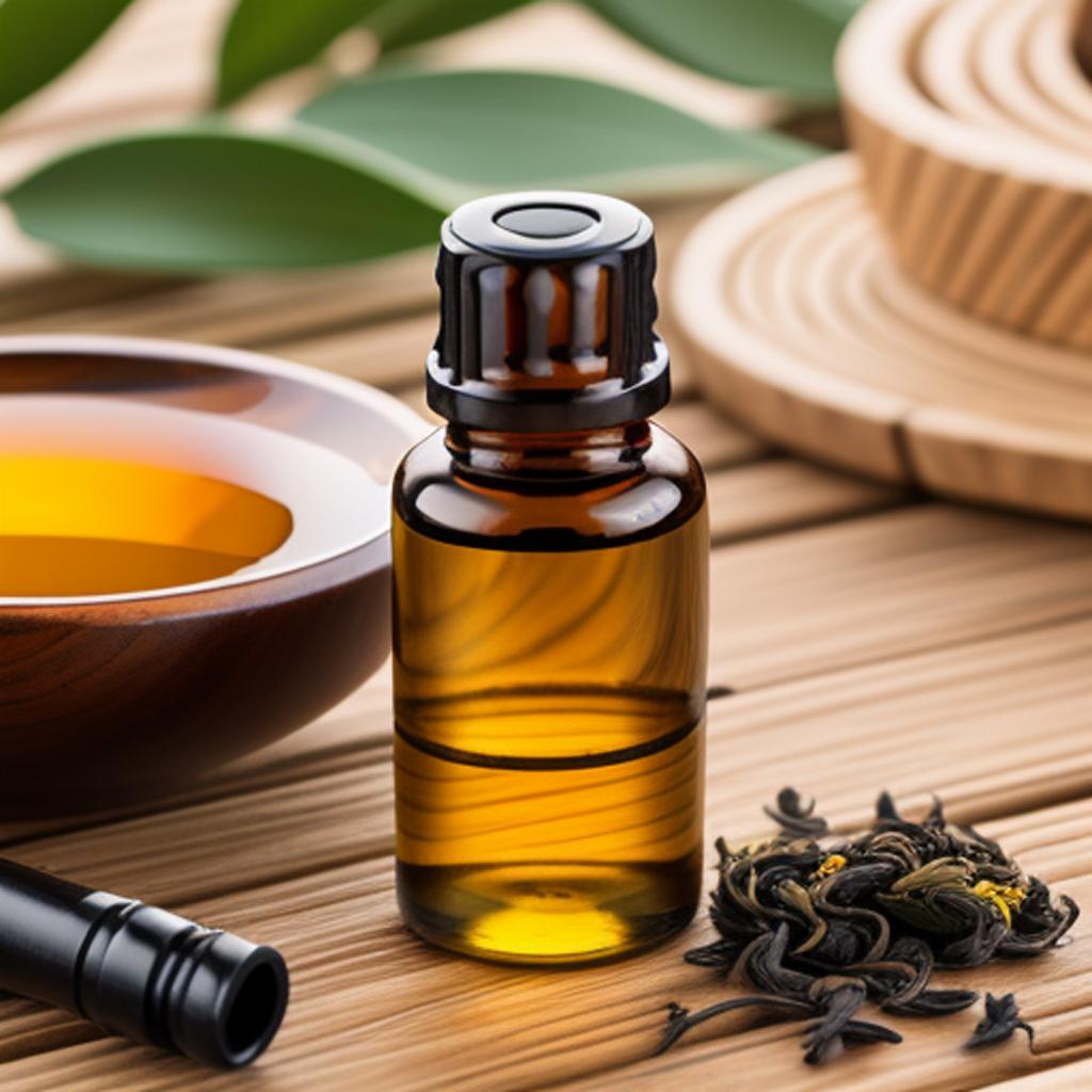 Tea tree essential oil by @ai_generated