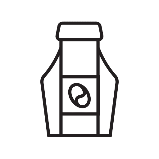 Packaging, bag, coffee shop icon