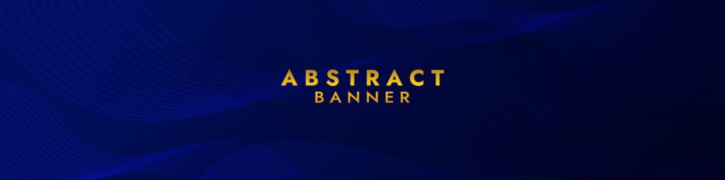 Abstract Dark Blue Fluid Wave Banner Template Free Vector